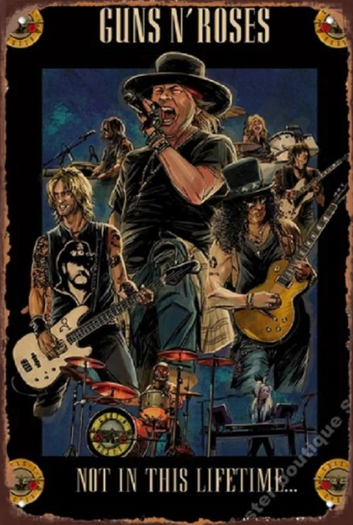 Metal Sign-Guns 'N Roses