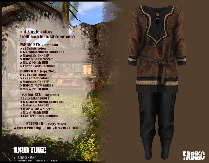 //RKS// Knud Tunic - Fabric Brown