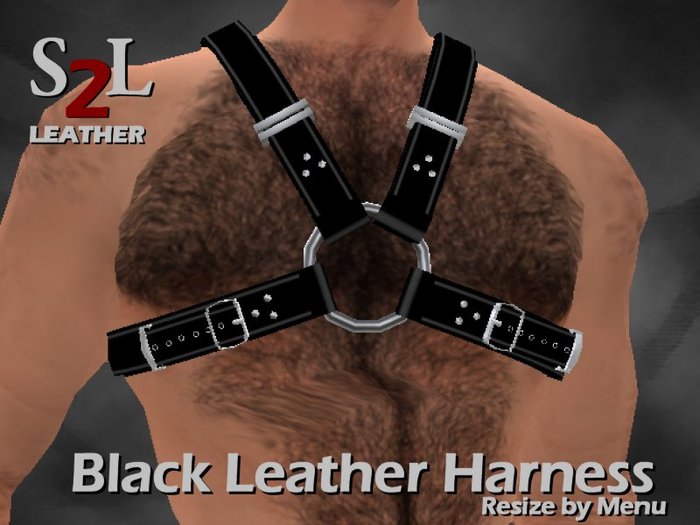 S2L Leather Harness - black BOX