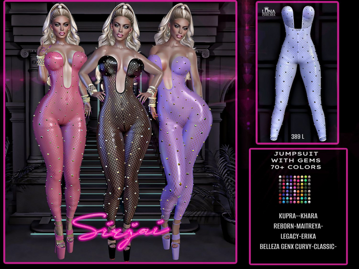 Sirjai Sheer Net Jumpsuit with Gems,Jumpsuit,Catsuit,Jumpsuit,Catsuit,Jumpsuit,Catsuit,Jumpsuit,Catsuit,Jumpsuit,Catsuit