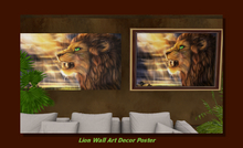 Lion Wall Art Decor Poster -full perm texture