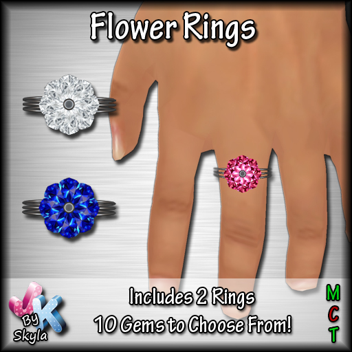 !JK! Flower Rings (ad)