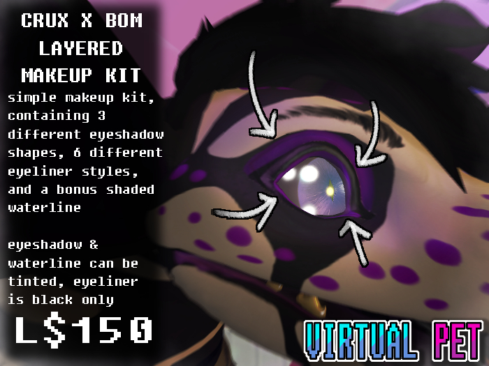 [VP] Crux X BOM Layered Makeup Kit