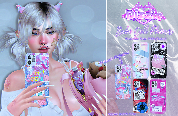 Dizzie ~ Babe Cell Phone (Holo Goth)