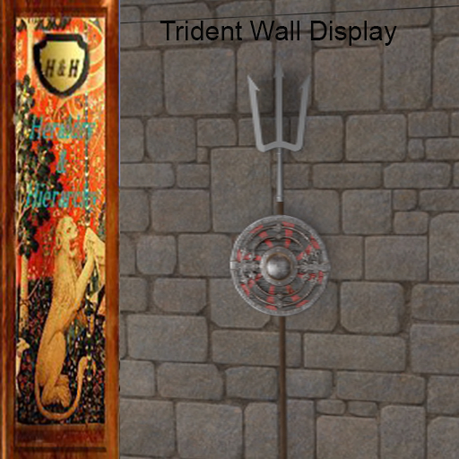 Gladiator Trident Wall Display