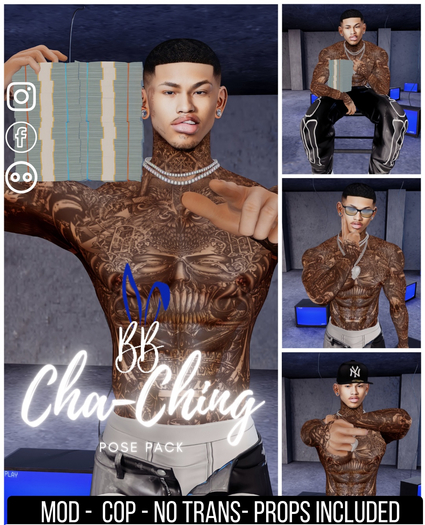 Bad Bunny - Cha-Ching  Pose Pack