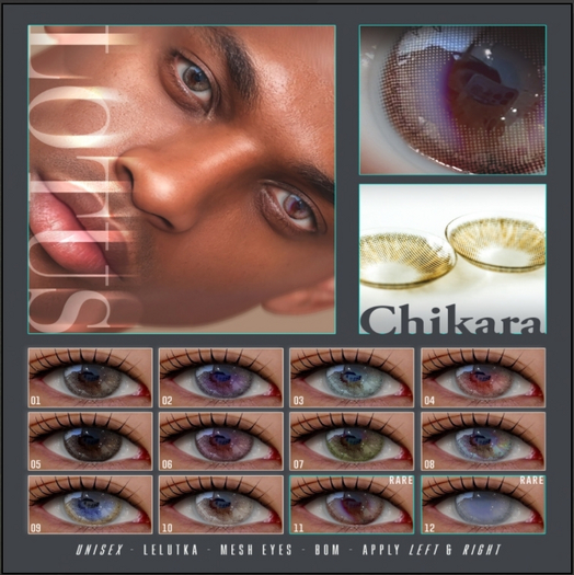 11. LOTUS. Chikara Eyes  [boxed] RARE