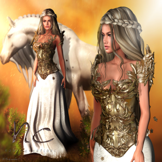 03 RARE - Pauldrons [NC] - Aphrodite SET OPEN ME