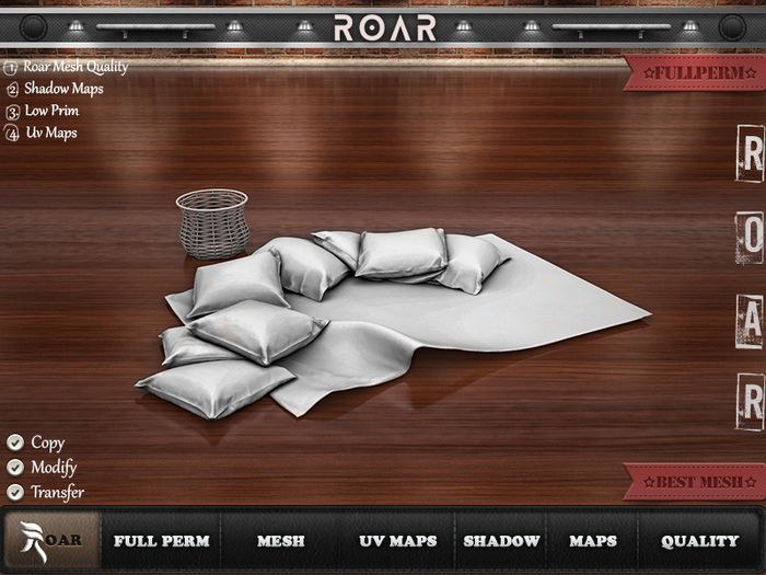 {::ROAR::} Fullperm Rug #2211