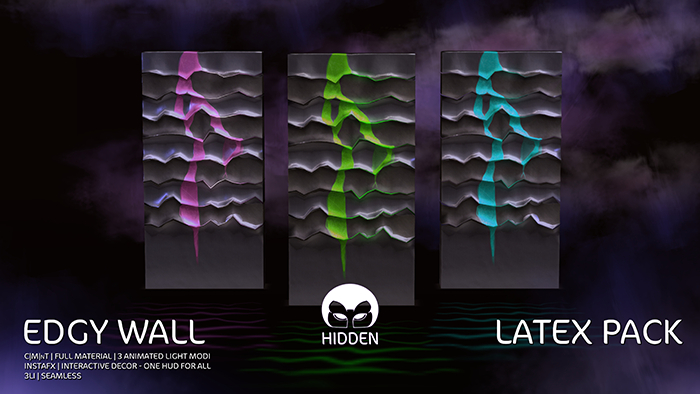 HIDDEN :: Edgy Wall - LATEX PACK ::