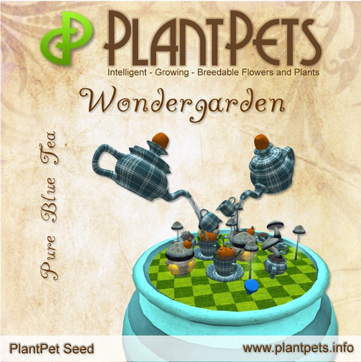 PlantPet Seed [Wondergarden *Pure Blue Tea*]