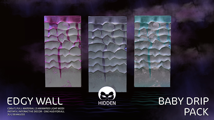 HIDDEN :: Edgy Wall - BABY DRIP PACK ::