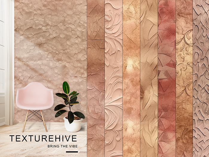 8 Earthy Vibe Plaster Walls PACK 1 - FULL PERM