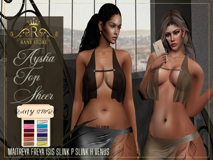 ~Rany~Aysha Top Sheer 