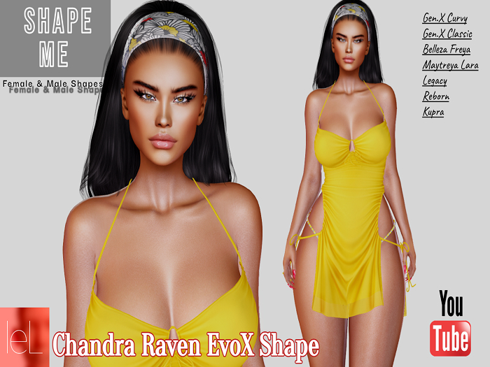 Shape Me - Chandra Raven Head EvoX Shape