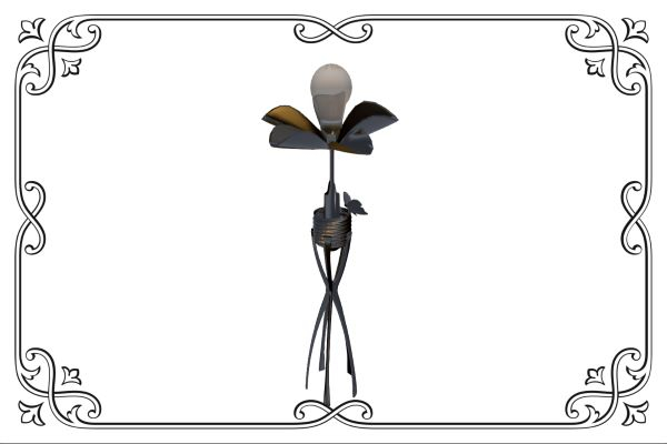 Working Lamp Light Sculpture
