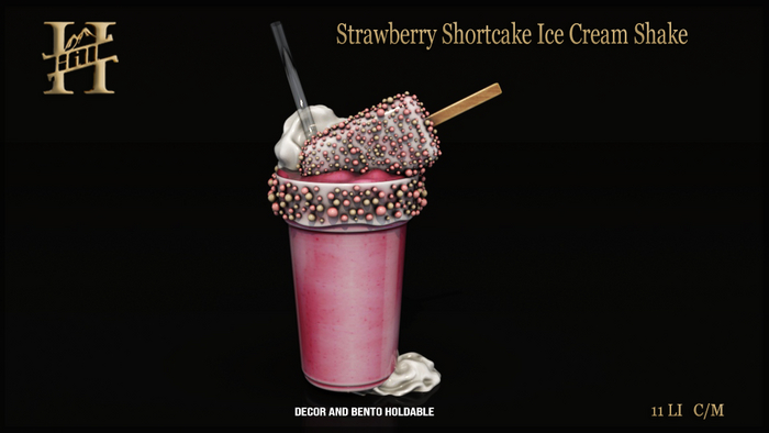 Chef Hill. Strawberry Shortcake Ice Cream Shake