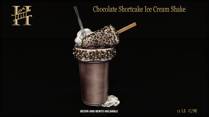 Chef Hill. Chocolate Shortcake Ice Cream Shake