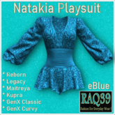 [R39] Natakia Playsuit-eBlue