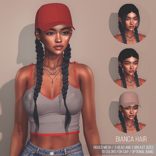 CHAIN - Bianca Hair - Reds