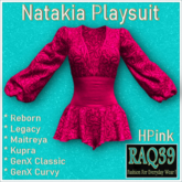 [R39] Natakia Playsuit-HPink