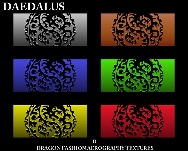 dragon aerography d textures