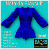 [R39] Natakia Playsuit-Royal