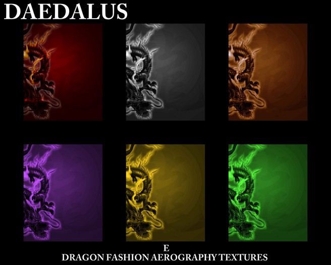 dragon aerography e textures