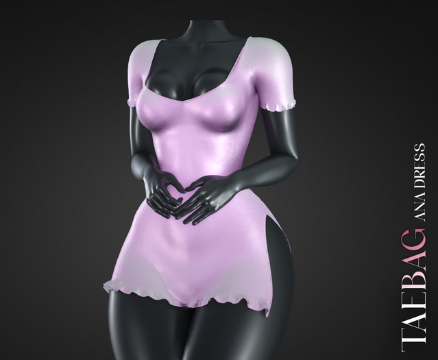 TAEBAG - Ana Dress Violet