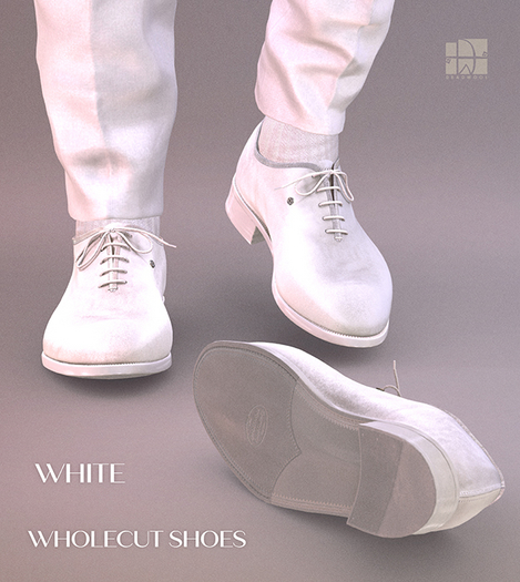 [Deadwool] Wholecut shoes - white