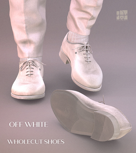 [Deadwool] Wholecut shoes - off white