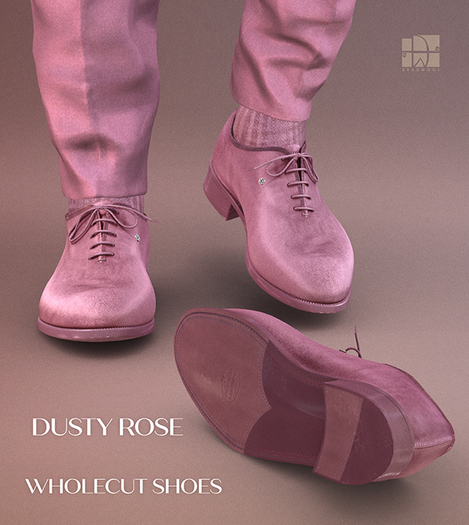 [Deadwool] Wholecut shoes - dusty rose