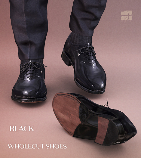 [Deadwool] Wholecut shoes - black