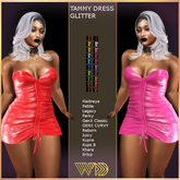 WAD DESIGNS TAMMY DRESS GLITTER