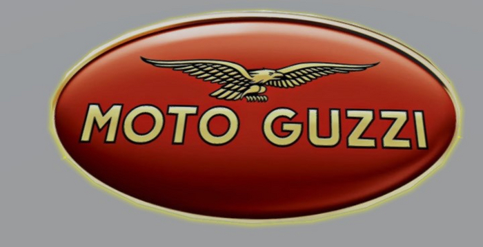 Oval Motorcycle Sign-Moto Guzzi Motorcycles