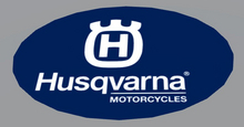 Oval Motorcycle Sign-Husqvarna Motorcycles
