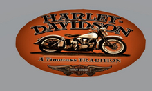 Oval Motorcycle Sign-Harlie Motorcycles