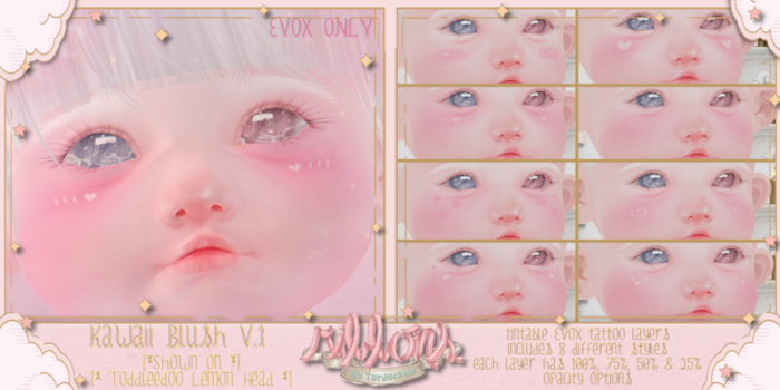 {Ribbons} Kawaii Blush V.1 - EvoX {Box}
