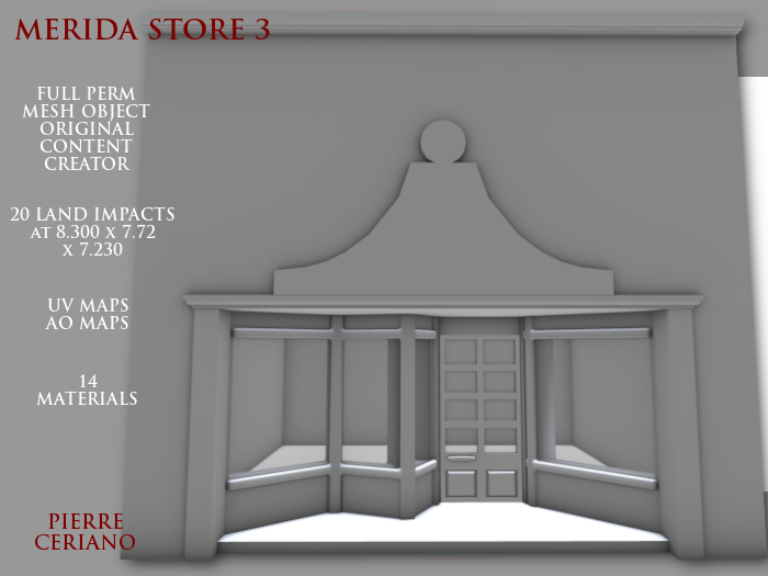 Merida store 3 - 20 LI - FULL PERM Mesh link-set
