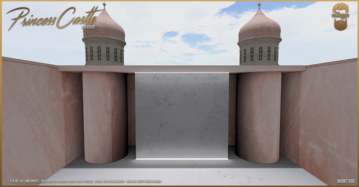 Princess Castle Backdrop - The Bearded Guy
