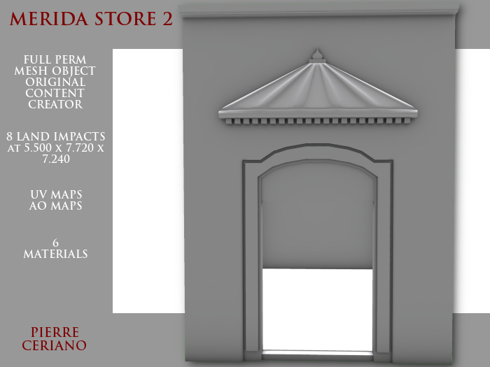 Merida store 2 - 8 LI - FULL PERM Mesh link-set