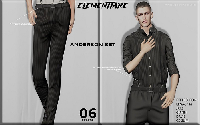 [Elementtare] Anderson Shirt - Fatpack DEMO
