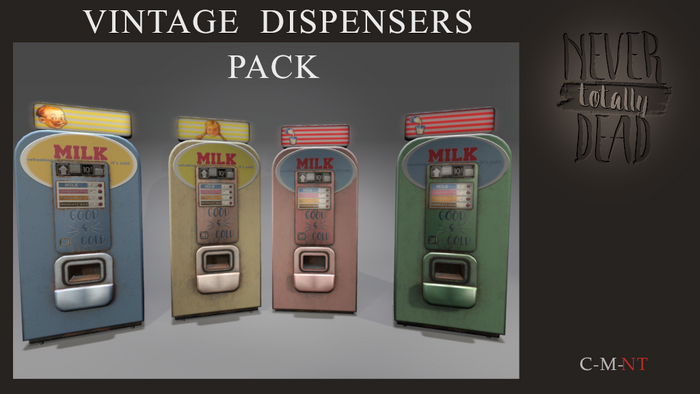 Vintage Milk Dispenser Pack