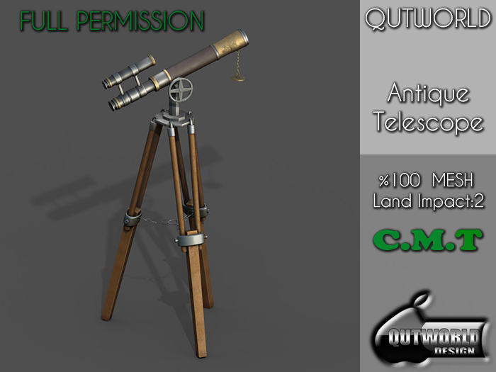 .::QUTWORLD Antique Telescope::.FP 