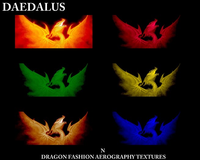 dragon aerography n textures