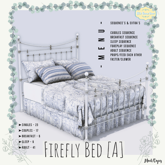 {OBD} Firefly Bed [A]