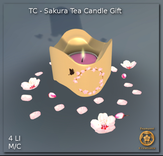 TC - Sakura Tea Candle Gift