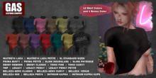 GAS [Ladies Shirt Melany - 12 Colors w/HUD FATPACK] Demo