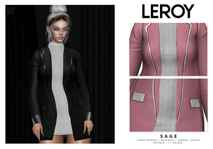 LEROY - Sage Dress - FATPACK
