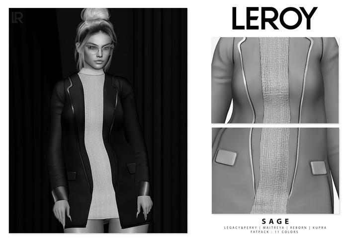 LEROY - Sage Coat - DEMO